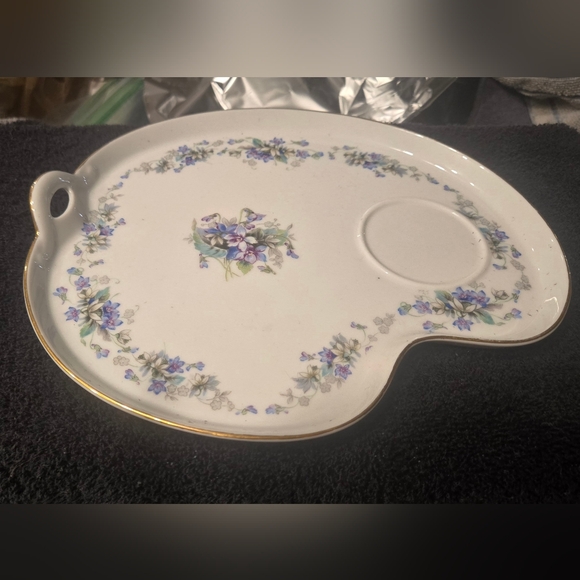 Vintage Snack Plate (no cup) Violette #3054. Made in Japan by Noritake 1948. - Picture 4 of 5